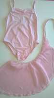 Maillot, saia, perneiras de ballet 10 anos decatlhon