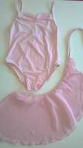 Maillot, saia, perneiras de ballet 10 anos decatlhon