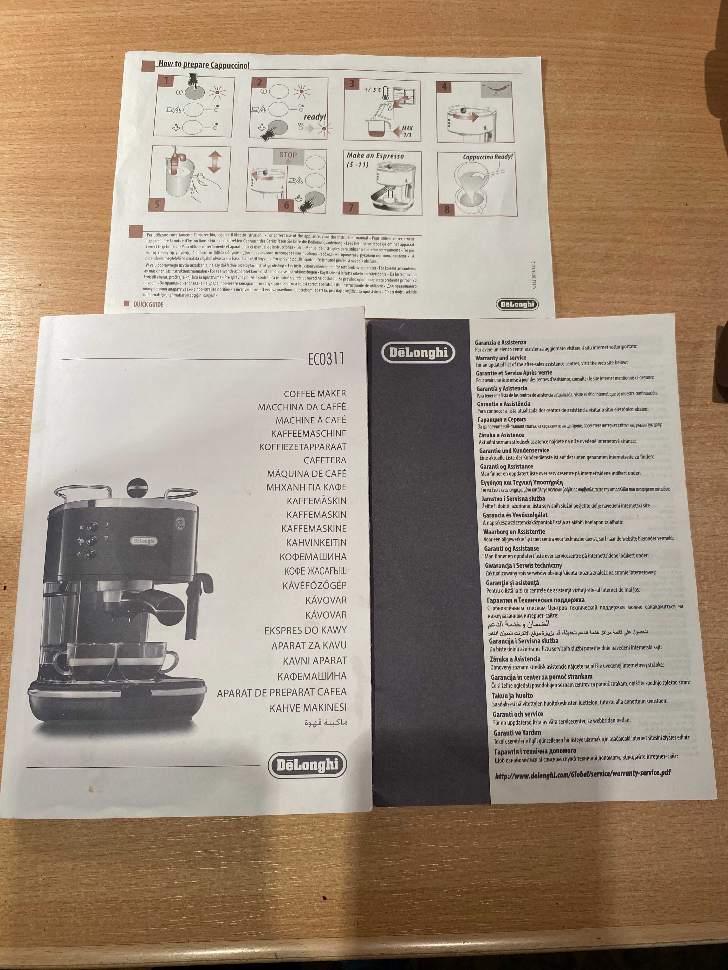 Ekspres kolbowy De'Longhi Icona Vintage ECOV 311.BG - stan jak nowy