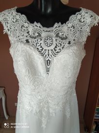 Okazja! Piękna suknia ślubna z welonem