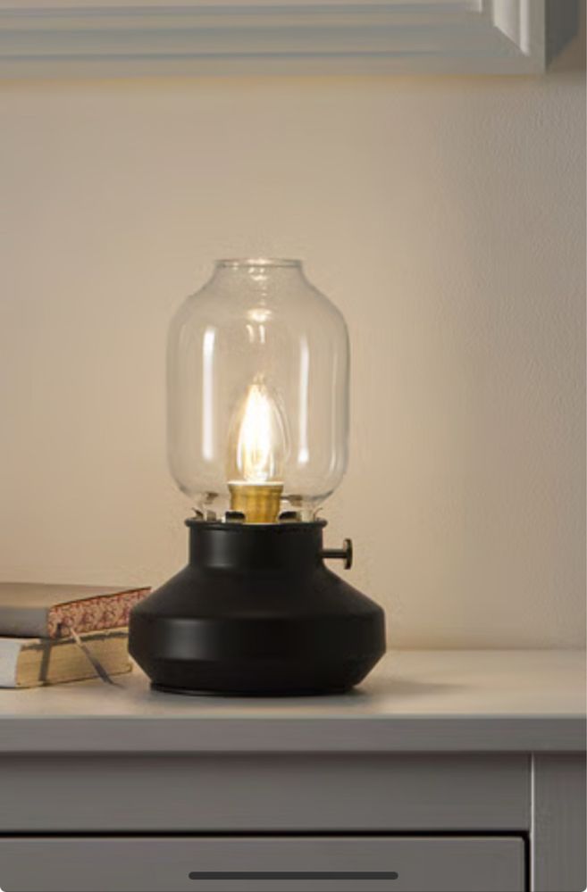 Ikea lampka nocna Tornaby z żarowką