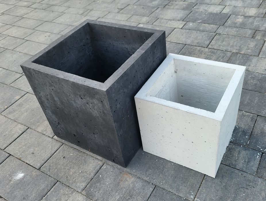 Donica betonowa 60x60x60 Duża  Donica ogrodowa Donice betonowe