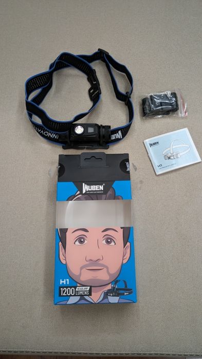 Налобний брендовий ліхтар Wuben H1 pro