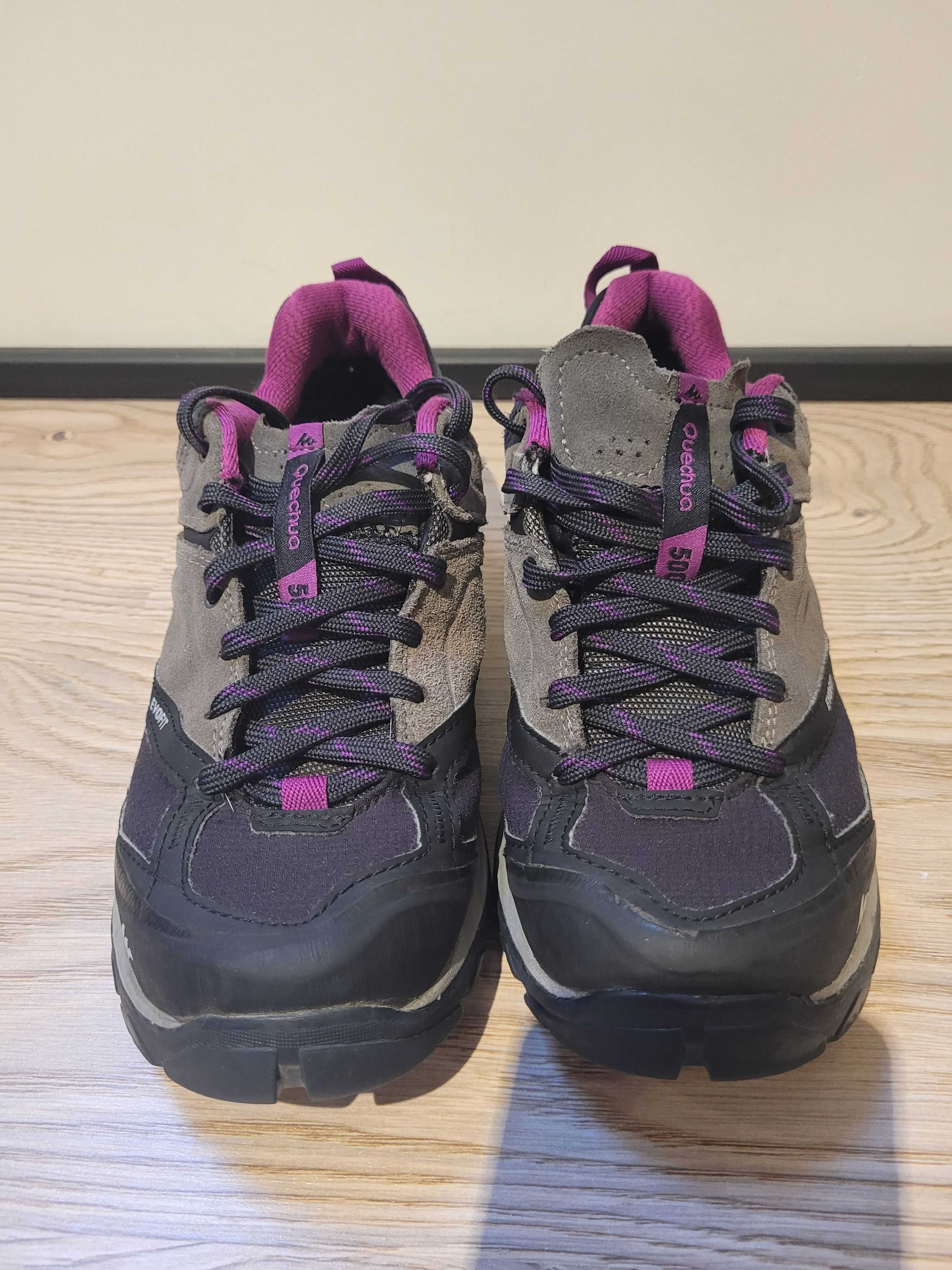 Buty turystyczne damskie/dziewczęce Quechua MH500 wodoodporne 36