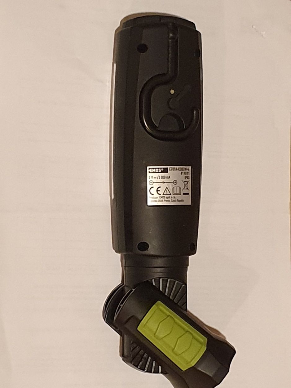 Фонарь Emos E709A-COB3W+6, 3 режима, акумулятор, Чехія.