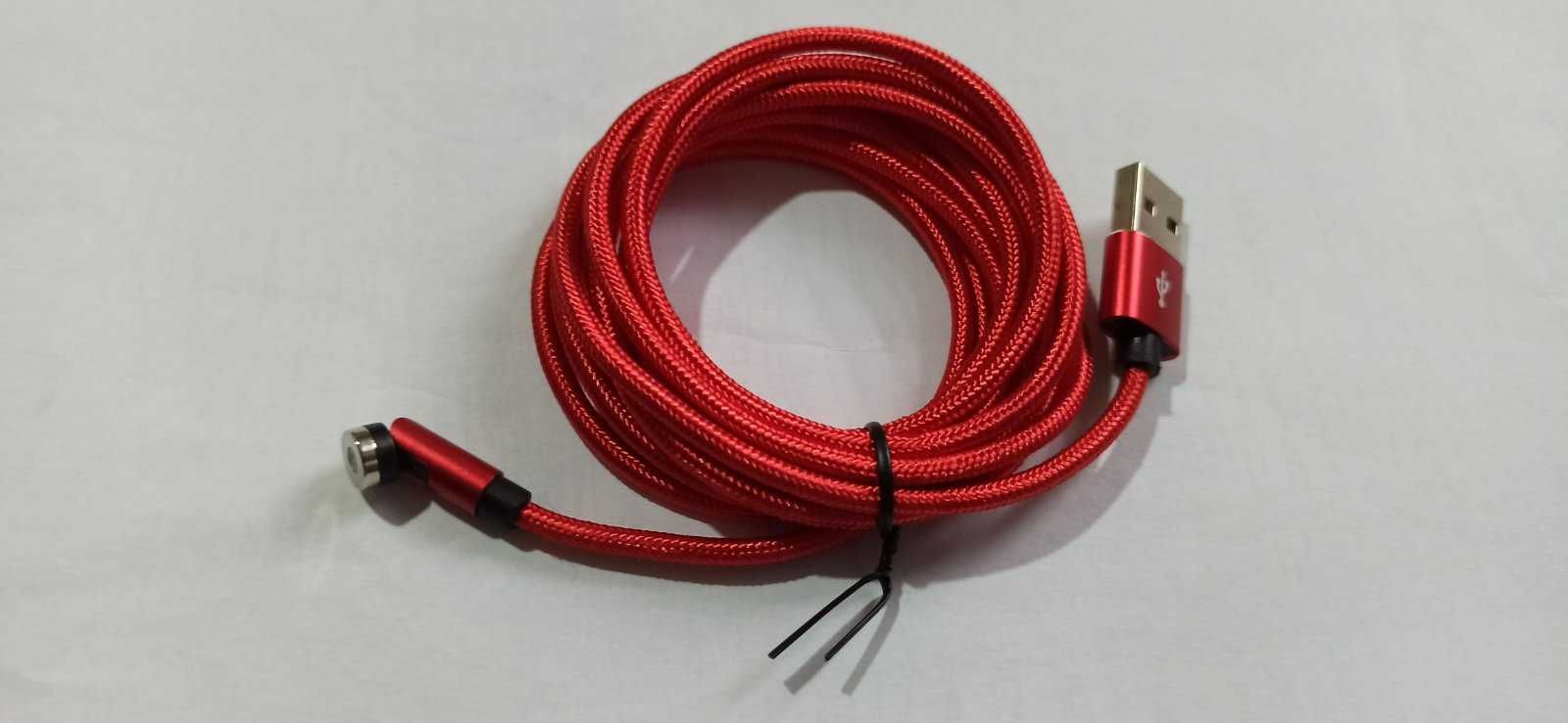 Магнітний ПОВОРОТНИЙ USB кабель для зарядки FLOVEME