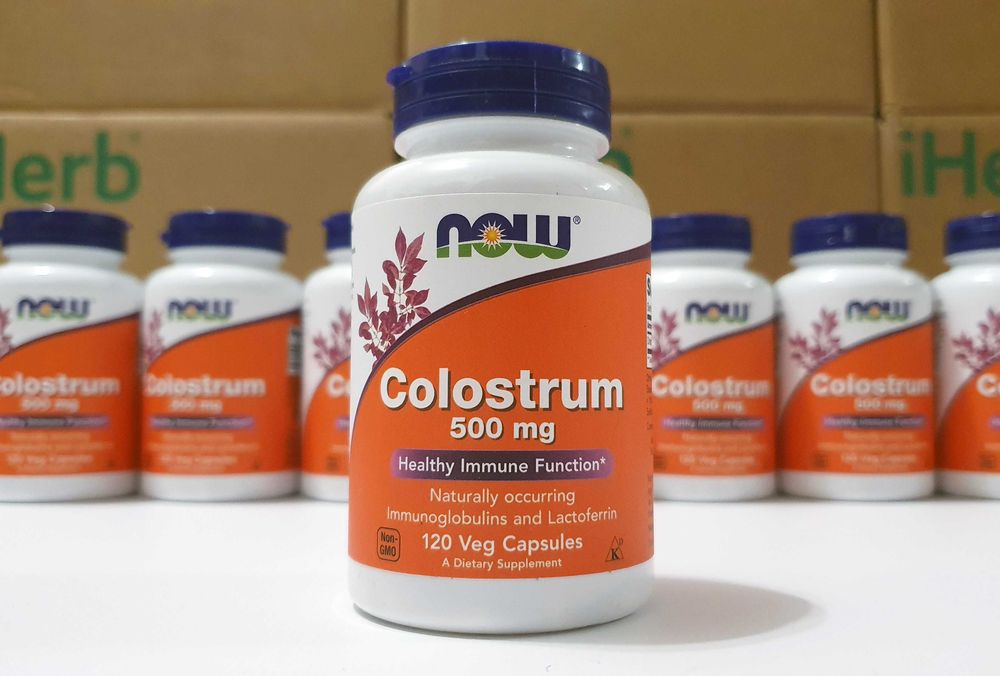 Now Foods Colostrum (молозиво), 500 мг, 120 капсул (США). Колострум.