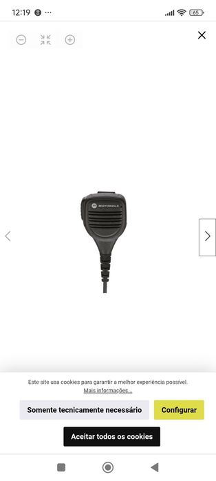 2 Microfones com alto-falante remoto da Motorola PMMN4013A