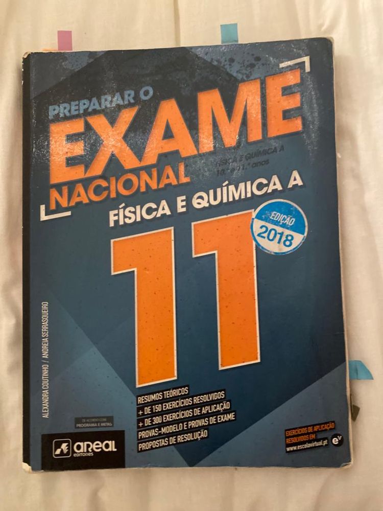 Livro exames nacionais Física Química 11 ano