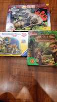 Puzzle i gra edukacyjna Dinozaury