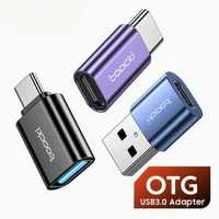 Адаптер переходник Toocki USB 3.0 на Type-C Micro To Type C OTG