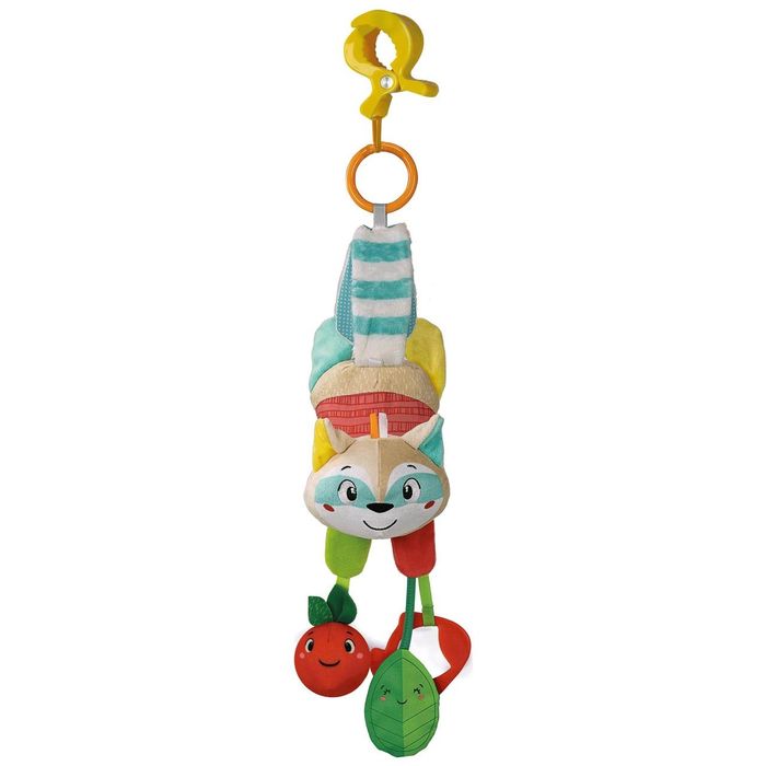 Подвеска на коляску кроватку игрушка енот clementoni италия