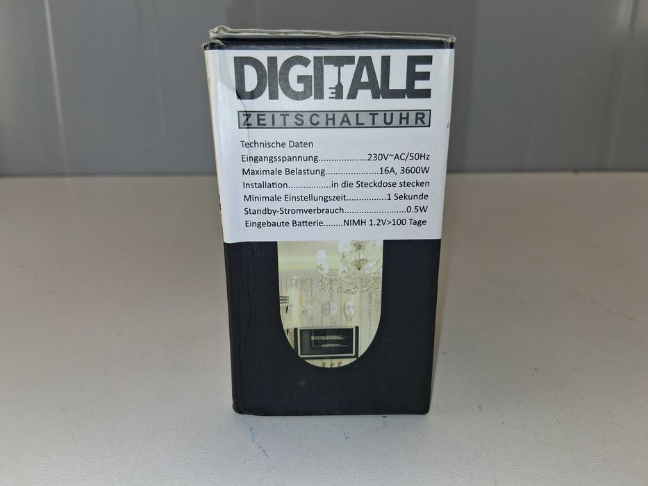L039 Cyfrowy Programator Czasowy Zegar Tygodniowy Gniazdko