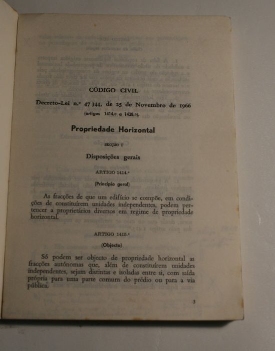 Livro: Propriedade Horizontal e Casas de Renda Limitada