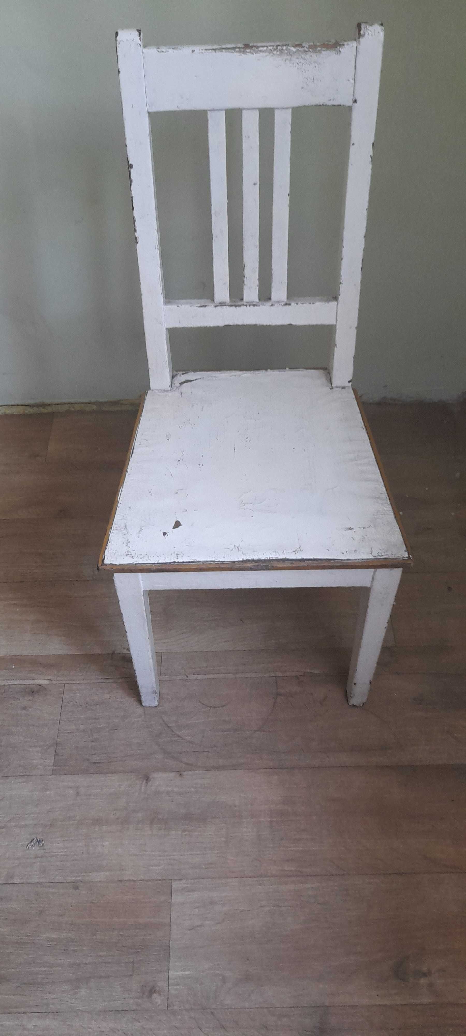 Stare krzesło drewniane Prababci PRL Loft zabytek antyk staroć
