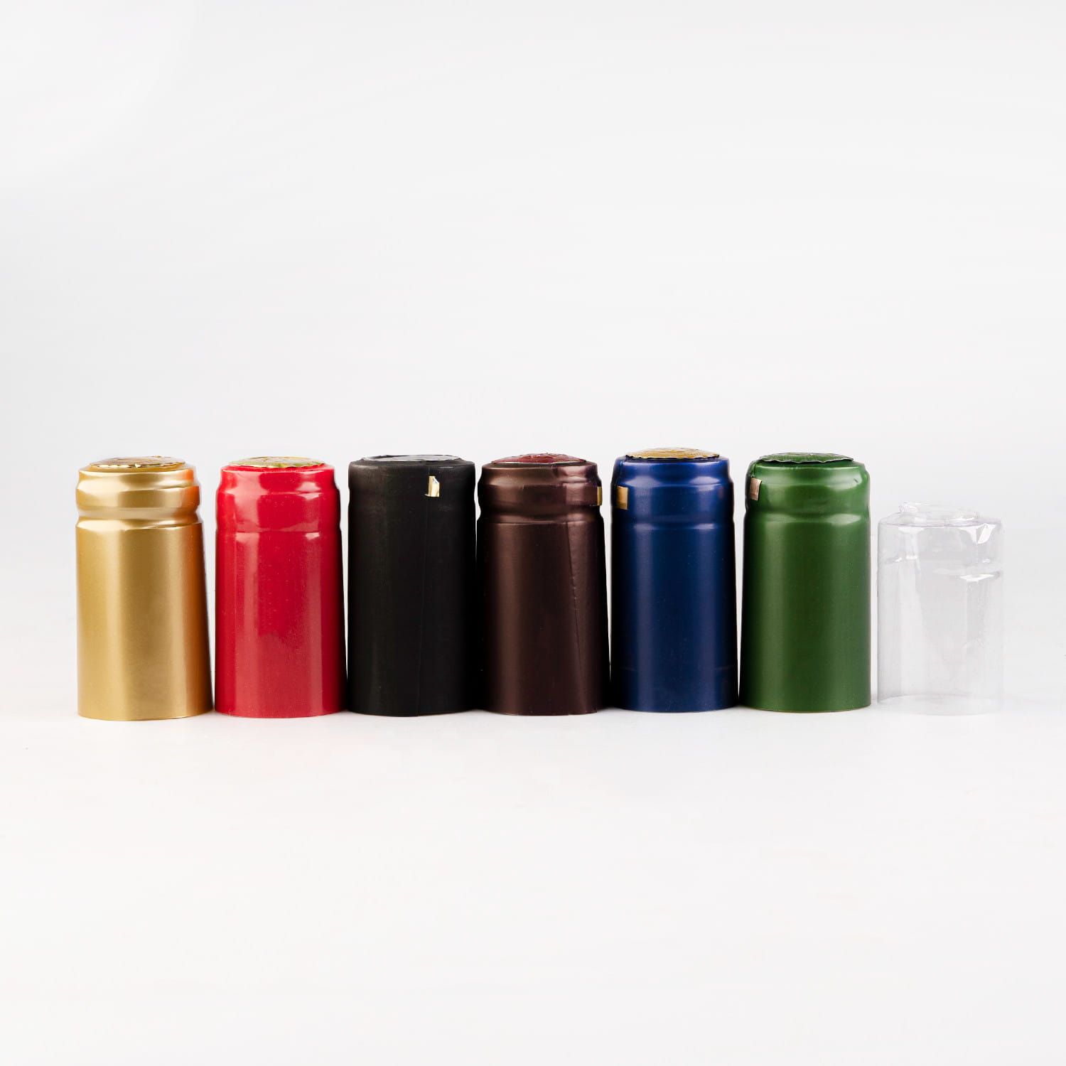 50x kapturki termokurczliwe 31/56 mm do butelek na nalewki wino sok