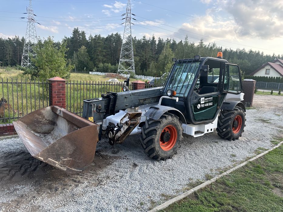 Usługi koparko-ładowrką i ładowrka telskopawą