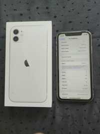 iPhone 11 White •• Stan BDB+ •• Duży Zestaw •• 79% Bateria •• Kraków