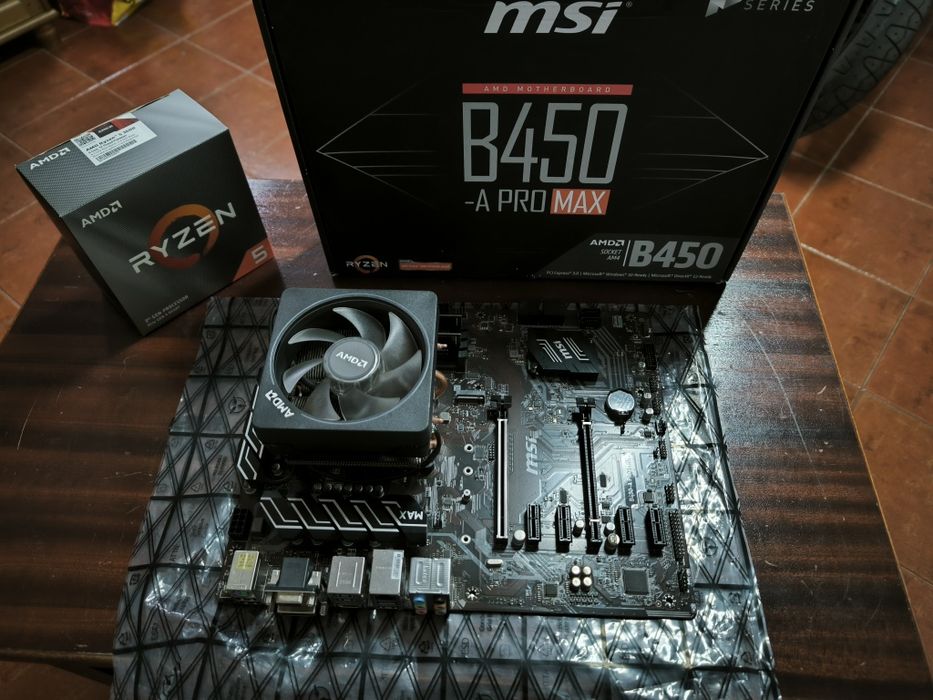 Bundle ryzen 5 3600+Board+Ram+nvme