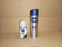 Дезодорант Антиперспирант шариковый Nivea Black & Wheit invisible