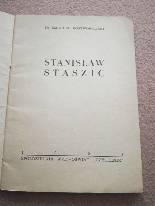 Rostworowski Stanisław Staszic 1951