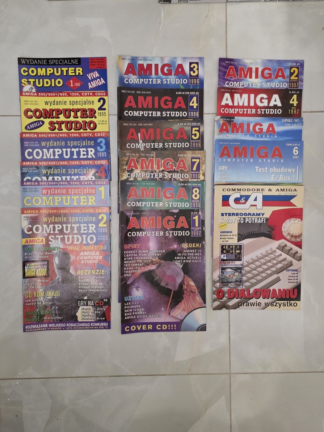 Secret Service Amiga C&A Top Secret NEO plus PSX EXTREME i inne