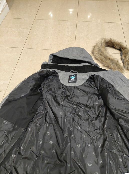 Kurtka Polarino r L 40 szara oddychająca wiatroszczelna