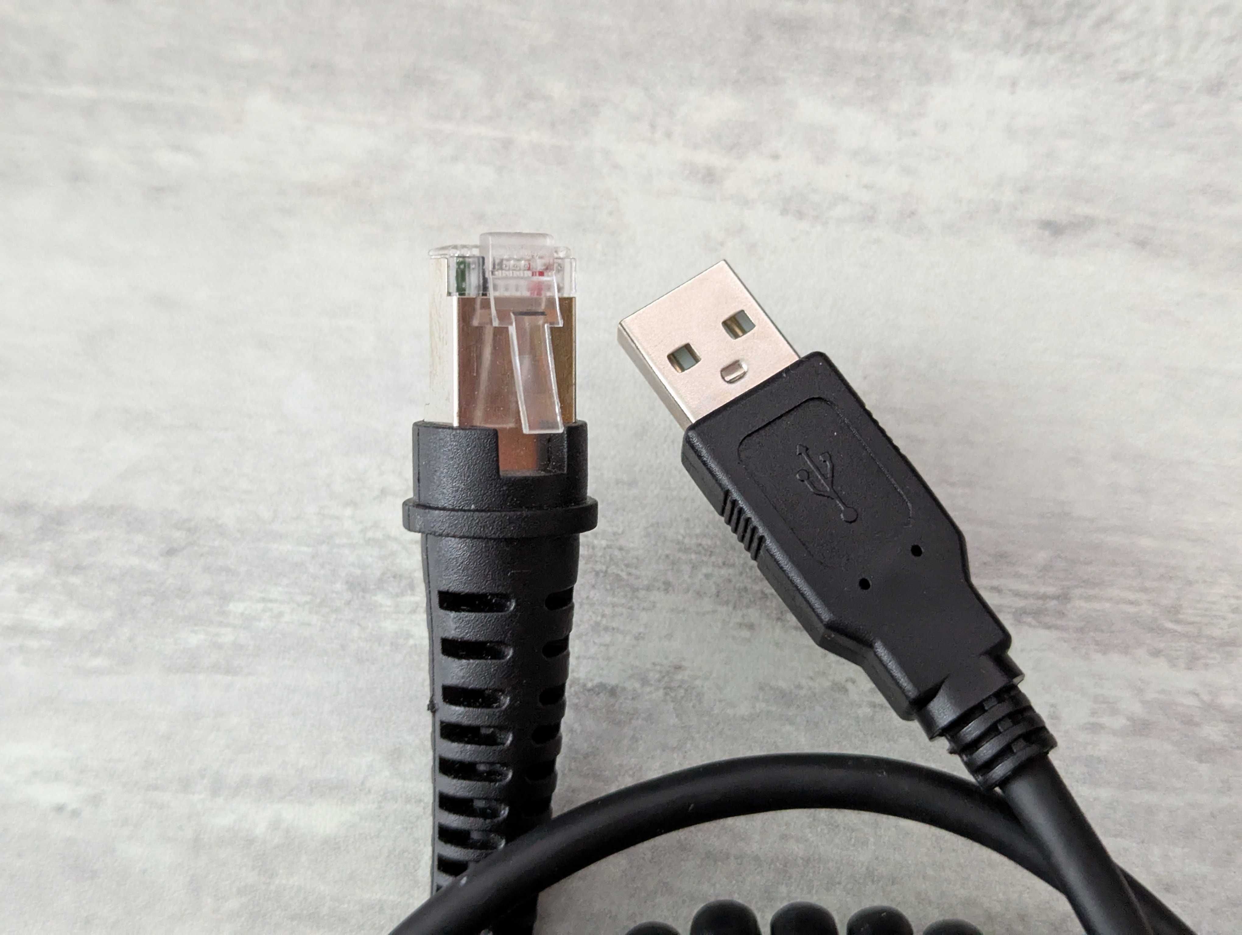 Кабель-пружина для сканера штрих кодів USB CBL-030UA Citizen