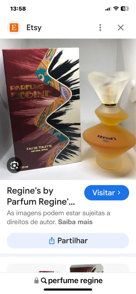 Perfume da Regines já nao existe em nercado