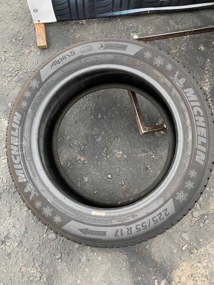 Шини 225/55 R17 Michelin зима 2023 рік 7,5 мм