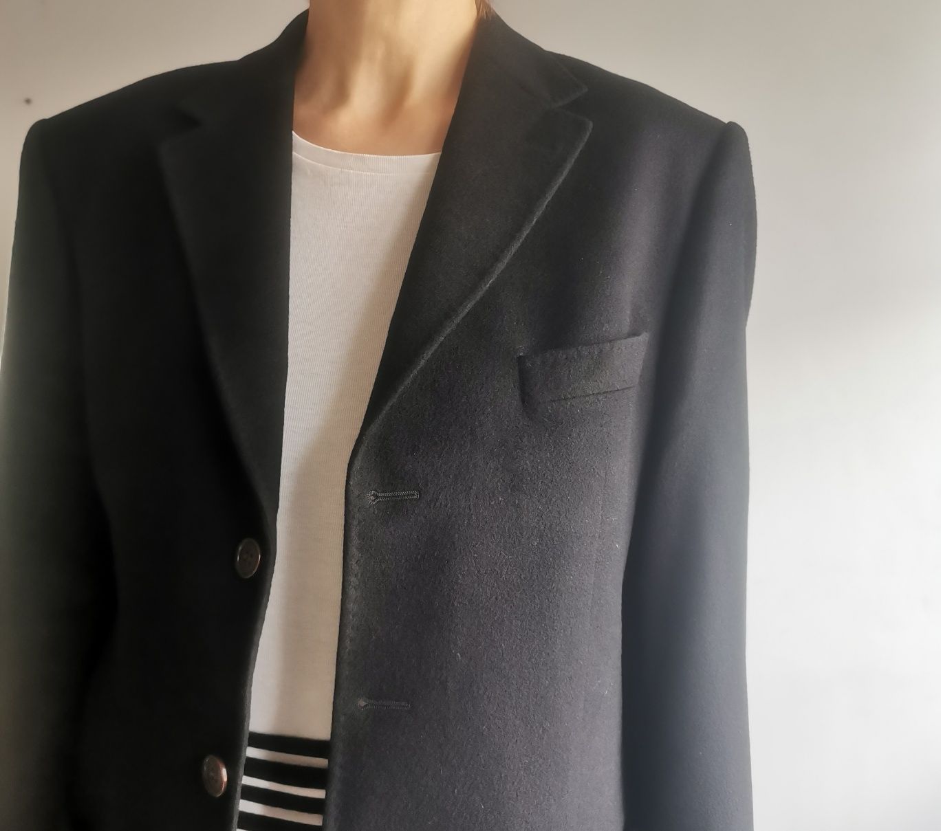 Marynarka Mark & Spencer wełna kaszmir unisex żakiet
