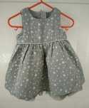 #Sukienka w #gwiazdki r. #68 #62 #H&M #szara #bawelna100procent #srebr