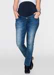 B.P.C spodnie ciążowe jeansy skinny z przetarciami 38.