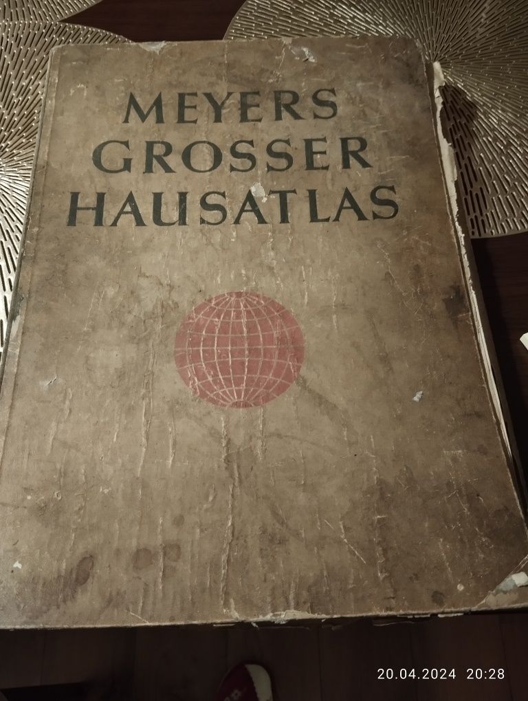 Meyers Grosser Hausatlas przedwojenny atlas