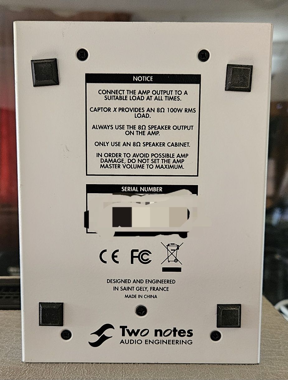 Two Notes Torpedo Captor X 8 Ohm