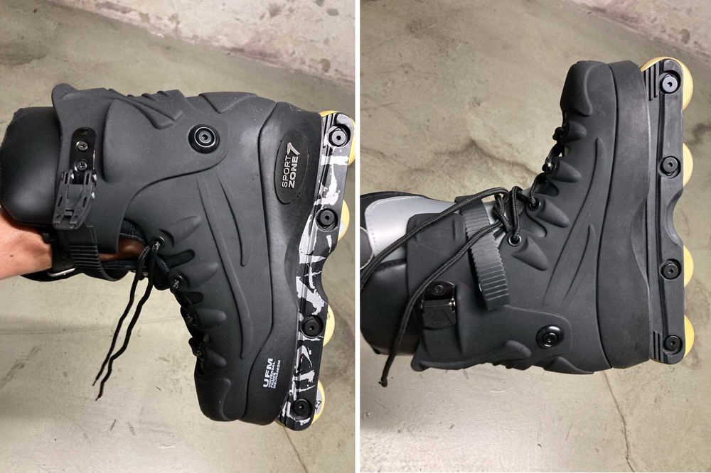 Patins em linha agressive Sport Zone, como novos, tamanho 41