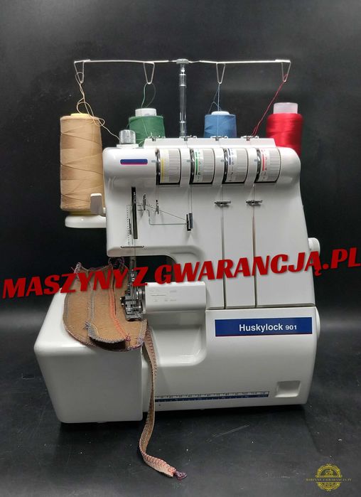 Szwedzki Owerlok skóra  jeans dresówka  dzianina Gwarancja 12 msc