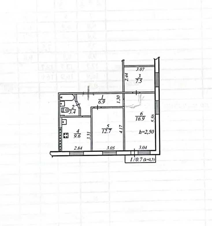 Продам 3-х ком квартиру 3й этаж ЖМ Победа 4