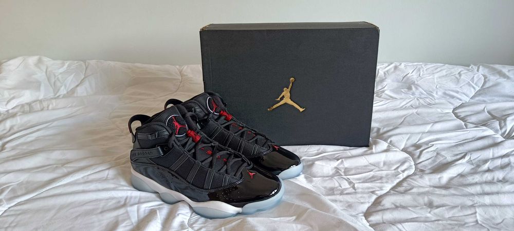 Nike Jordan 6 Rings Black/Gym Red/White 43 EUR *dowód zakupu*