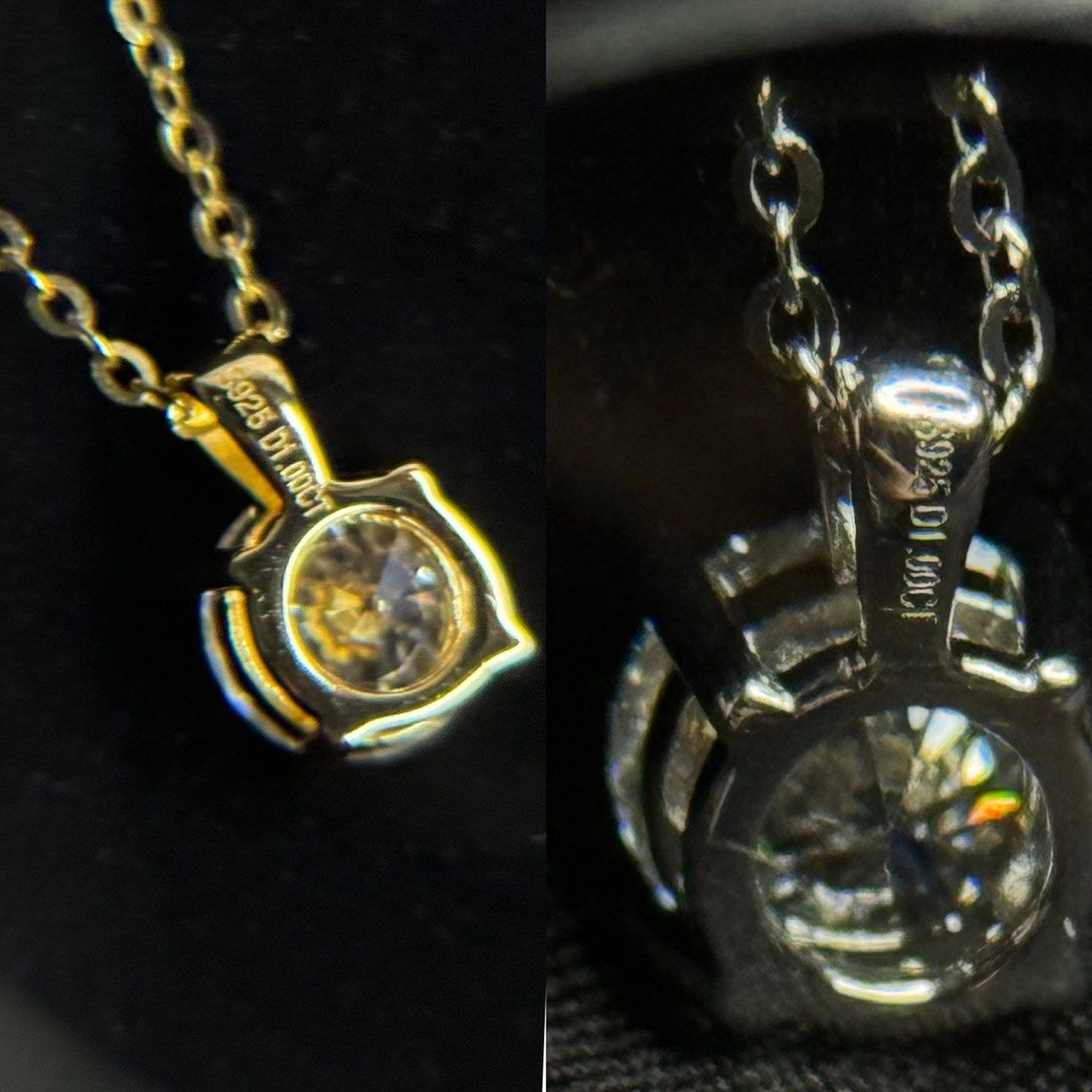 Підвіски з муассанітом 1 ct