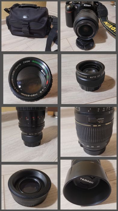 Фотоаппарат Nikon D5000 и объективы разные