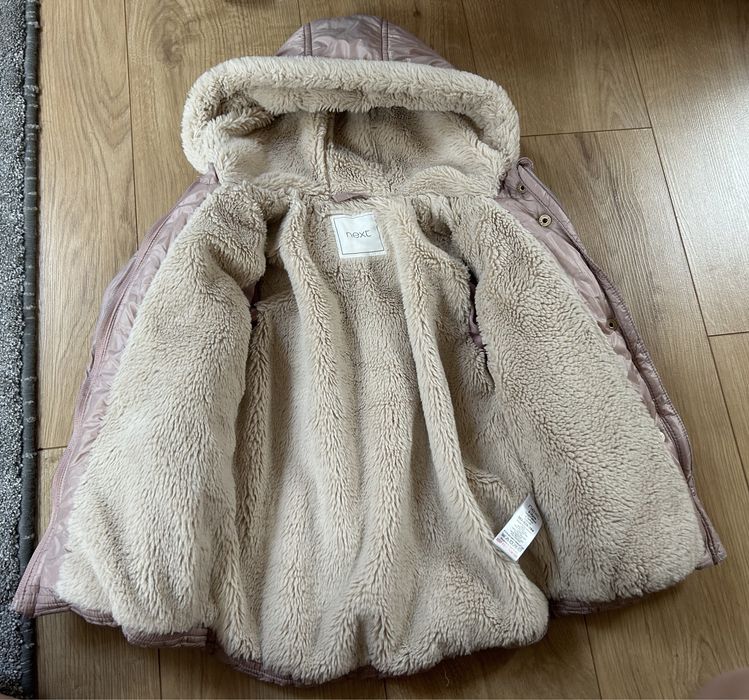 Bardzo ciepła zimowa kurtka dziewczęca Next