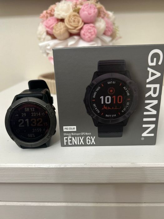 Zegarek Garmin 6X Pro Solar Titanium 51 mm Stan super !!!