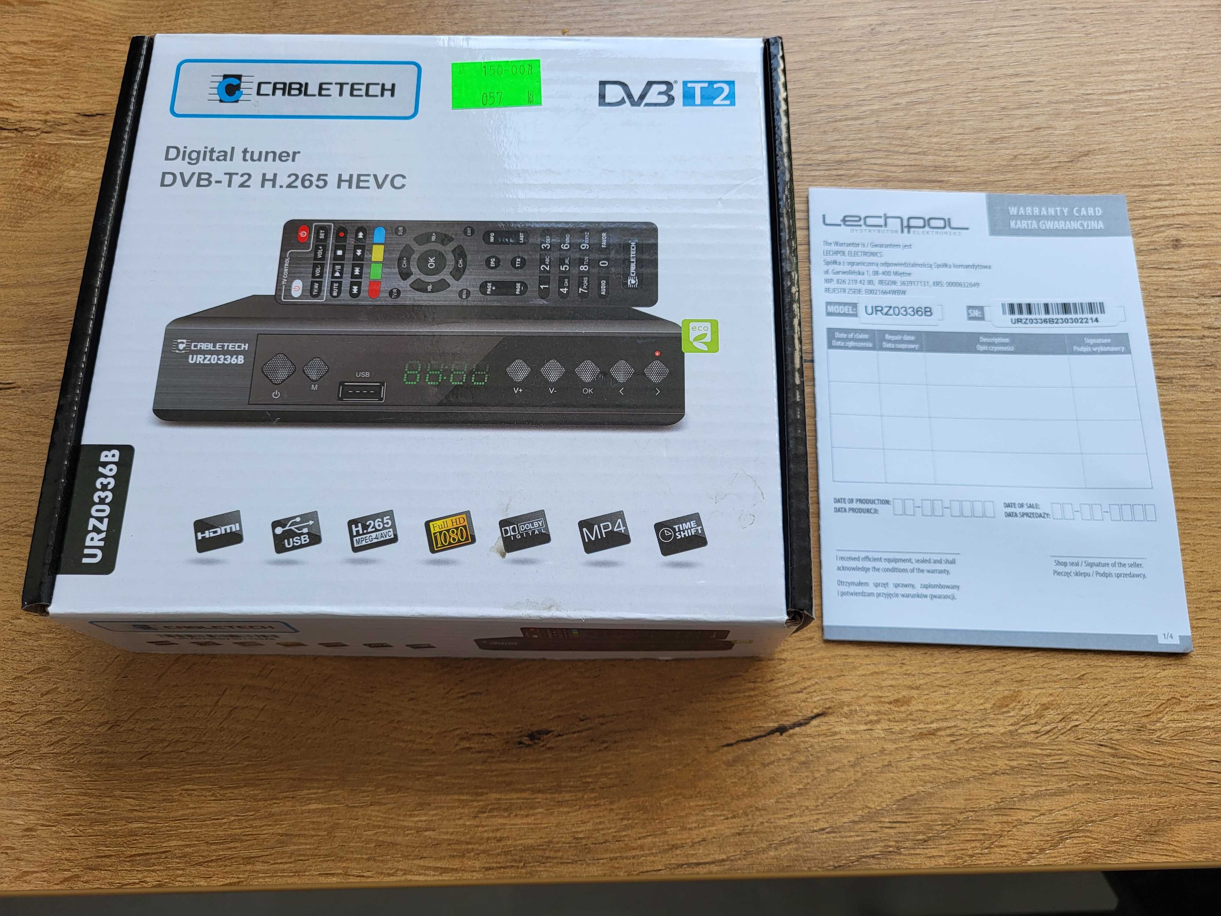 Tuner DVB do odbioru cyfrowej telewizji- naziemnej.