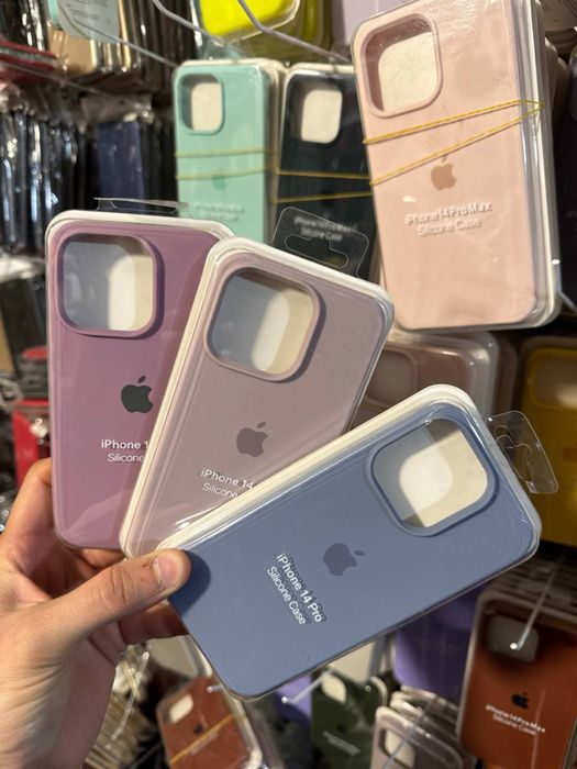 Чехол для iphone 14 pro max и другие модели silicone case