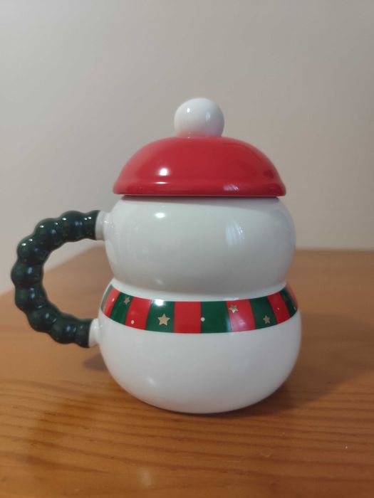 Caneca de natal boneco de neve