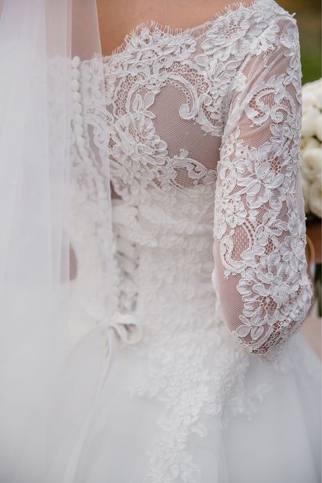 Свадебное красивое платье