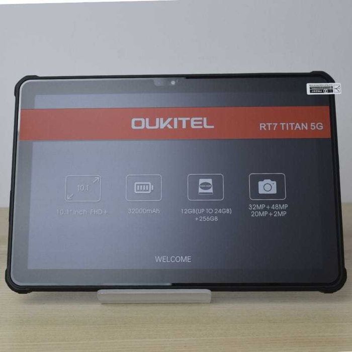 Tablet Oukitel RT7 Titan 5G 12GB/512GB 10,1" IP69K 32000mAh 2.0GHz