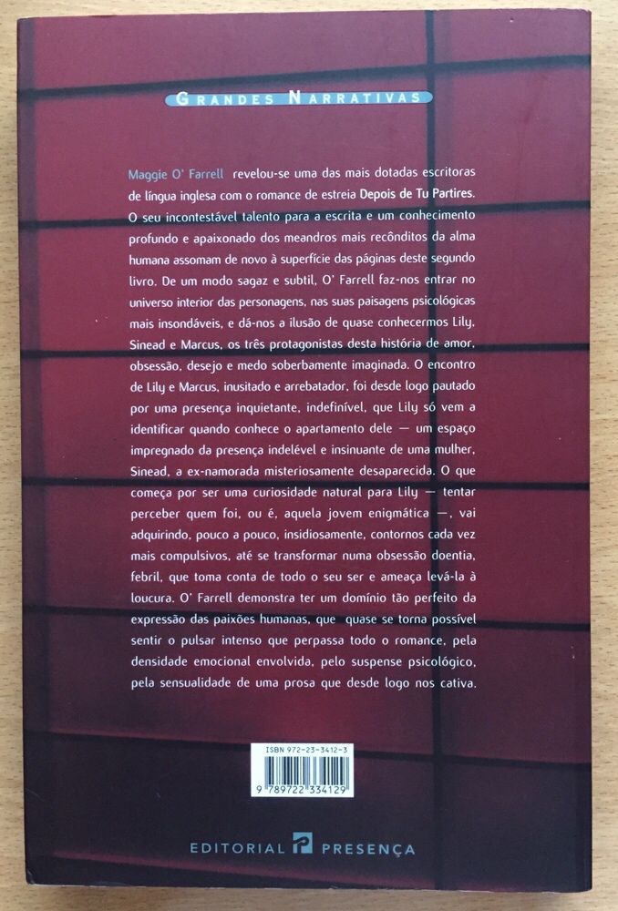 “Incertezas do coração” de Maggie O’ Farrell