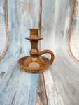 Ceramiczny świecznik - Kaganek - Vintage design